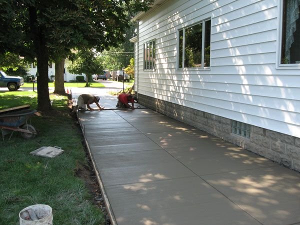 Finishing of driveway