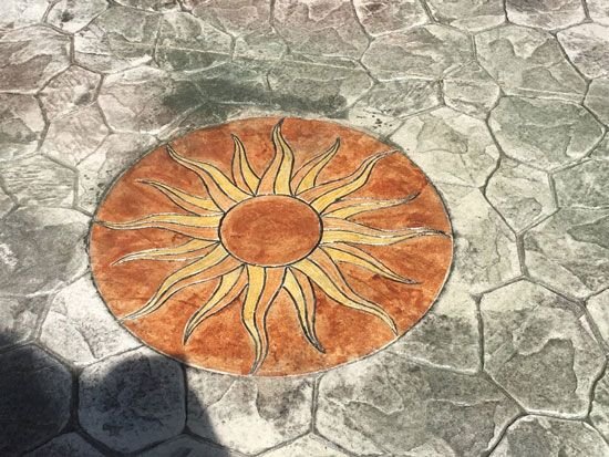 sun medallion